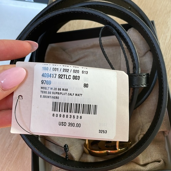 Brand new authentic Gucci belt. Took tag off to try on but never worn! - Picture 3 of 6